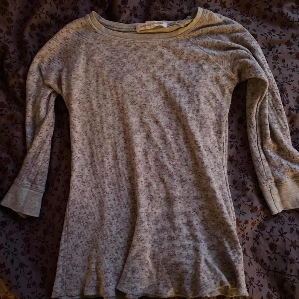 Love By Design Heathered Long Sleeve Top